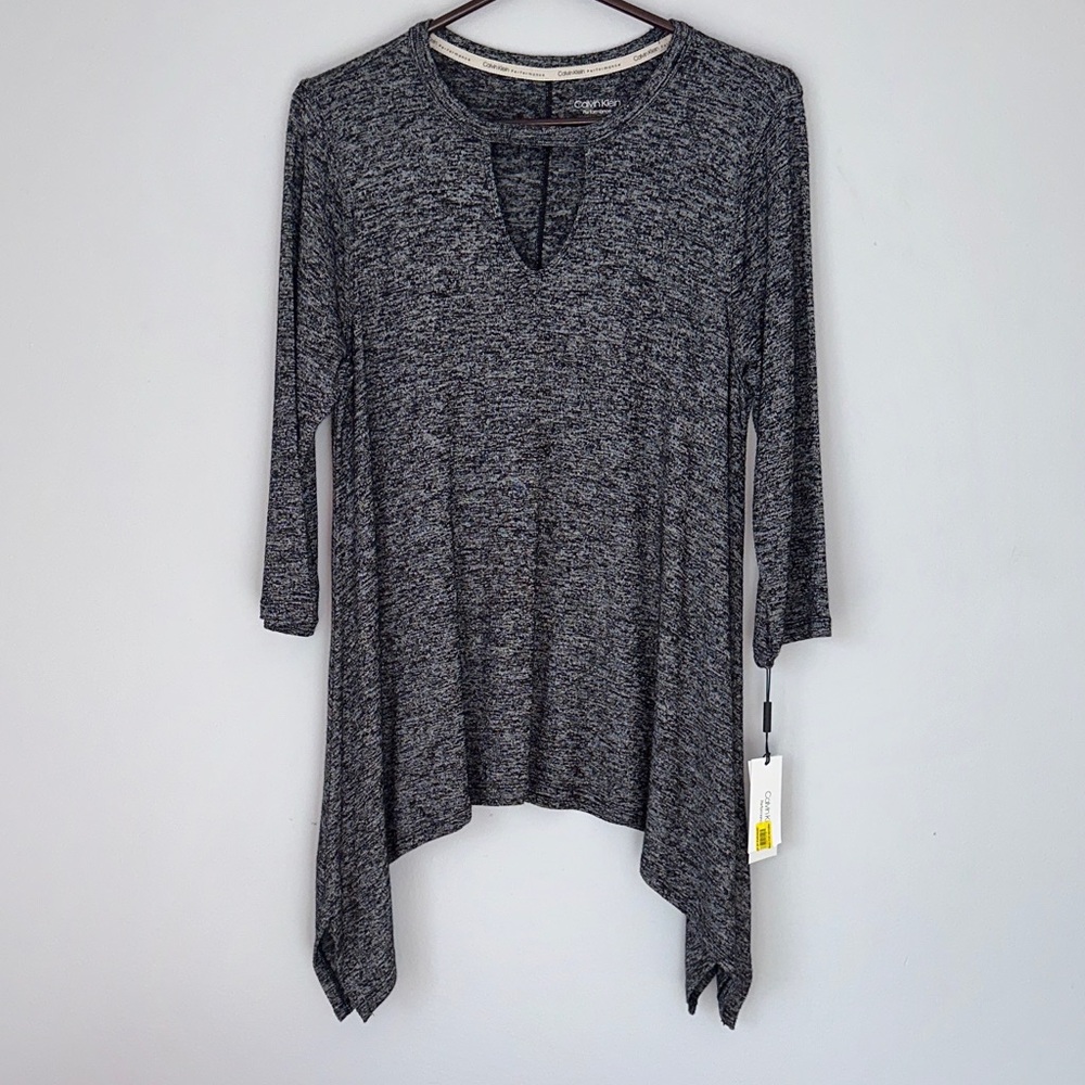 NWT Calvin Klein performance stretch sz M blouse